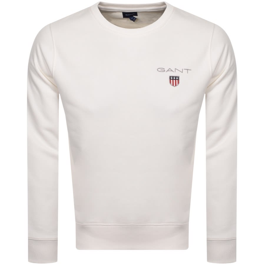 Alternative Image for ProductGant Shield Sweatshirt White1